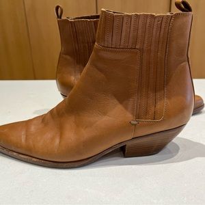 Vince letter ankle boots